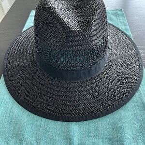 🆕BLACK STRAW PANAMA HAT